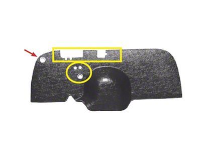 QuietRide Solutions 1947-19551st Chevy-GMC Truck Molded Firewall Insulator-Cover, Type 2