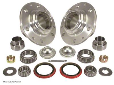 1947-1959 Chevy Truck Tapered Roller Bearing And Hub Conversion Kit With Wheel Studs, 6 Lug