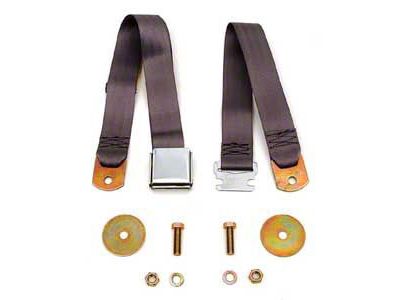 1947-1972 Chevrolet and GMC Truck Seat Belt Aircraft Style Gray