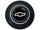 Steering Wheel Horn Cap Retro OE Black/Silver Bowtie
