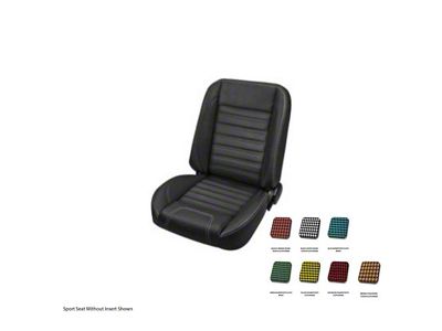 1947-1987 Chevy-GMC Truck TMI Sport Lowback Bucket Seats With Houndstooth Inserts
