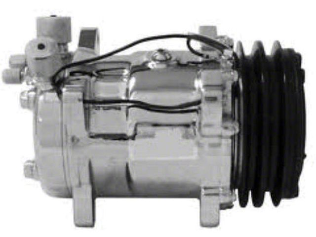 1947-1998 Chevy-GMC Truck Air Conditioning Compressor, Chrome, 508/134A