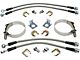 1947-1998 Chevy-GMC Truck Disc Brake Hoses, Front & Rear, Braided Stainless Steel,7/16