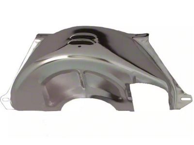 Flywheel Dust Cover, Chrome, 1968-1982