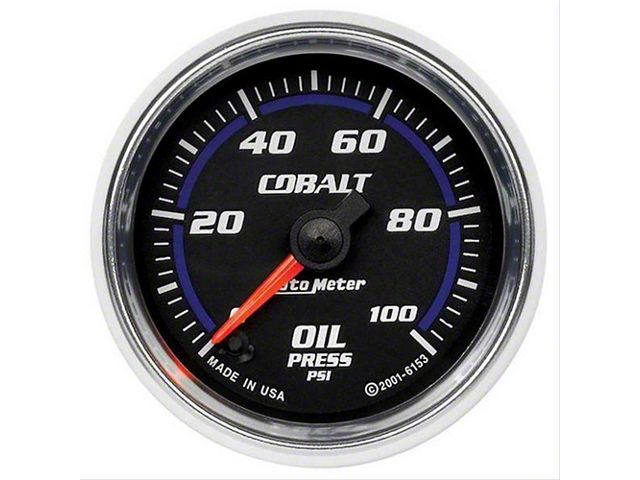 1947-1998 Chevy & GMC Truck Oil Pressure Gauge, Cobalt, AutoMeter