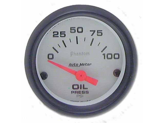 1947-1998 Chevy & GMC Truck Oil Pressure Gauge, Phantom Series, AutoMeter