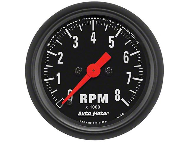 1947-1998 Chevy & GMC Truck Tachometer, Black Face, AutoMeter
