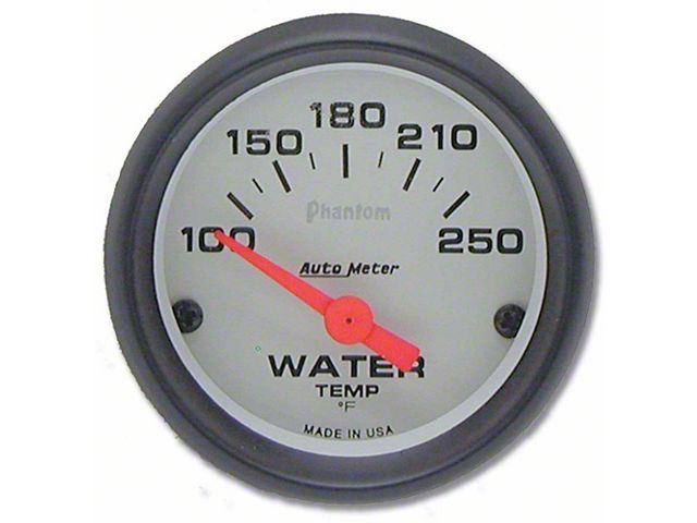1947-1998 Chevy & GMC Truck Water Temperature Gauge, Phantom Series, AutoMeter