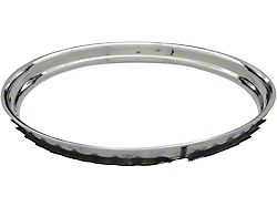 15-Inch Smooth Wheel Beauty Rim; Stainless Steel (47-72 Blazer, C10, C20, Chevrolet/GMC Truck, Jimmy, K10, K20, Suburban)