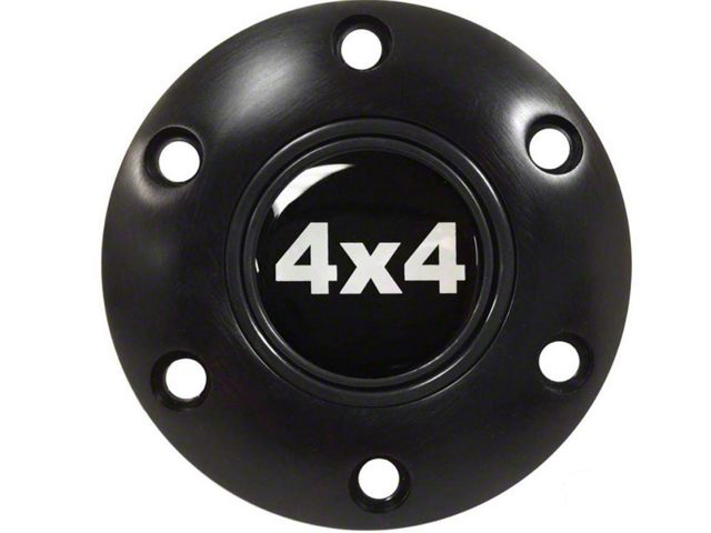 Steering Wheel Horn Cap S6 Black/4x4