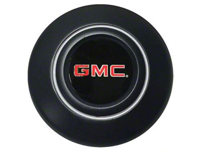 Volante S9 Steering Wheel Center Horn Cap Retro Satin BlkGMC