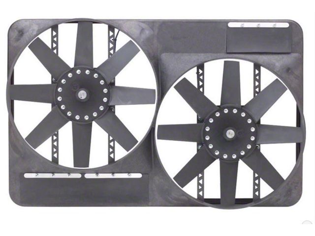 1947-2009 Chevy-GMC Truck Dual Electric Fan Assembly 4600 CFM, Flex-a-lite