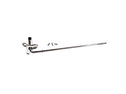 47-53 sunvisor bracket left, chrome