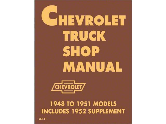 1948-1953 Chevy Truck Shop Manual