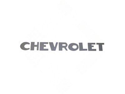 Tailgate Letters; Chrome (47-53 Chevrolet/GMC Truck)