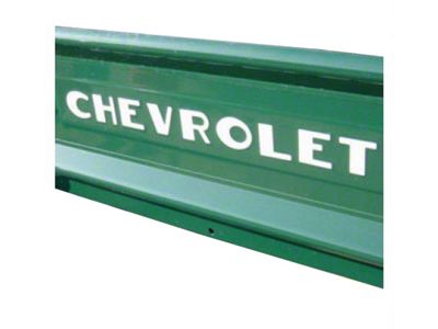 Tailgate Letters; White (47-53 Chevrolet/GMC Truck)