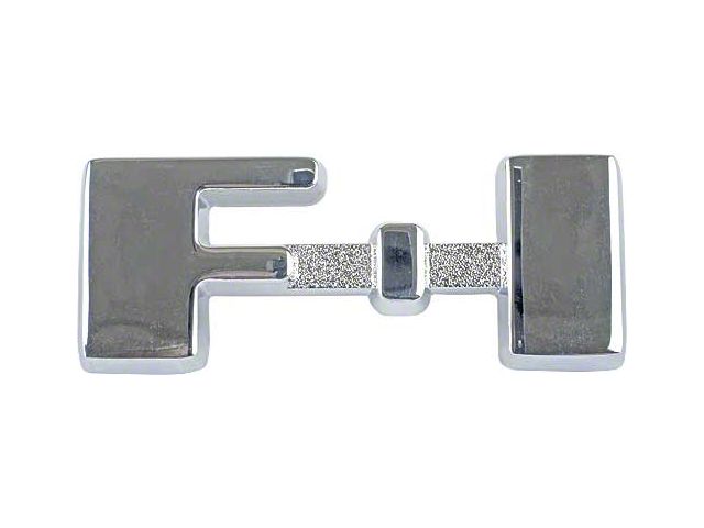 1948-1950 Ford Truck Chrome Plated F-1 Cowl Side Nameplate
