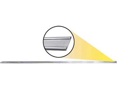 1948-1979 Ford Pickup Truck Wow Strip Set - Polished Stainless Steel - 82 Long - For Short Bed Only