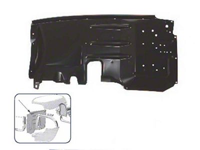 1948-50 Ford Pickup Inner Fender, Left