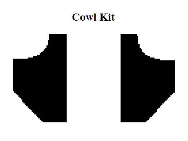 1948-52 Ford Pickup AcoustiSHIELD, Cowl Insulation Kit
