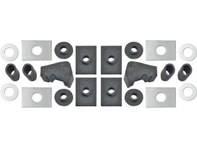 1948-52 Ford Pickup Cab To Frame Mounting Pad Kit, 22 Pieces, F1-F3