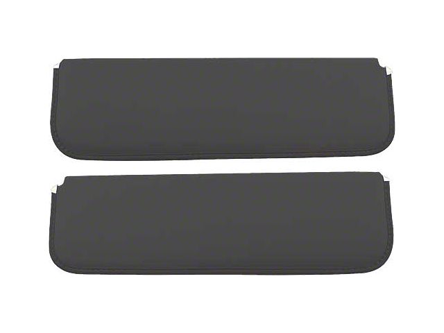 1948-52 Ford Pickup Sun Visors, New Style, Black Corinthian Grain Vinyl