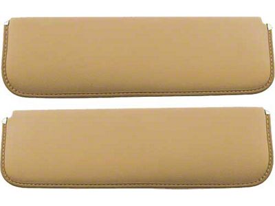1948-52 Ford Pickup Sun Visors, New Style, Ginger Corinthian Grain Vinyl