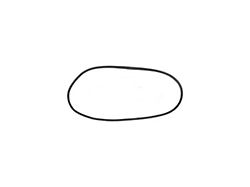 1948-52 Ford Pickup Windshield Seal, Without Groove For Chrome