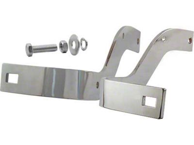 1948-56 Ford Pickup Rear Bumper Arms, Chrome Plated, Stepside