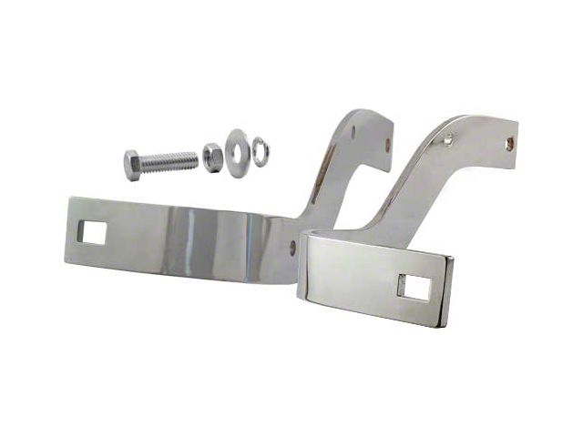 1948-56 Ford Pickup Rear Bumper Arms, Chrome Plated, Stepside