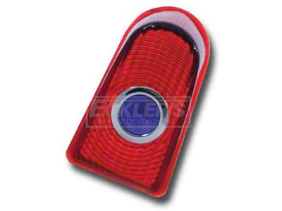 1949-1950 Chevy Glass Taillight Lens With Glass Blue Dot