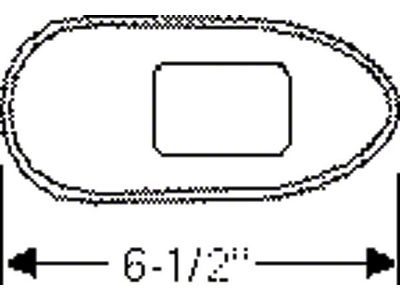 1949-1950 Chevy Mounting Gaskets Taillight Housing To Quarter Panel