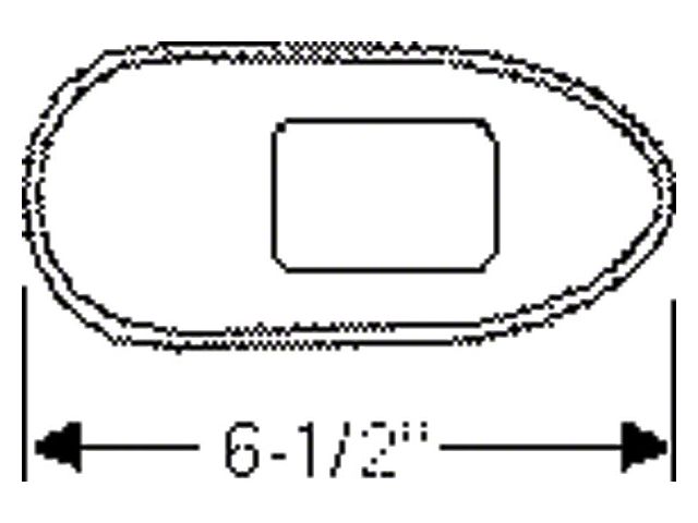 1949-1950 Chevy Mounting Gaskets Taillight Housing To Quarter Panel