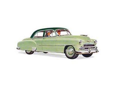 1949-1951 Chevy Open Rear Vent Glass, Styleline 210 4-Door Sedan