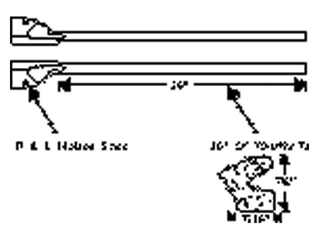 1949-1952 Chevy Weatherstripping, Door Bottom & Corners