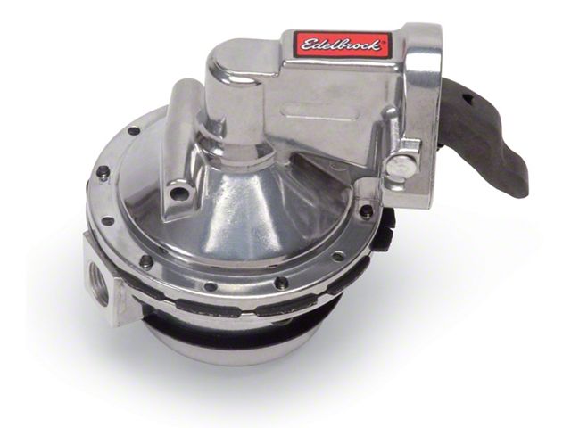 1949-1954 Chevy 1711 Victor Series Racing Fuel Pump for Small Block Chevy 262-400 and W-Series Big Block 348/409, Polished Finish