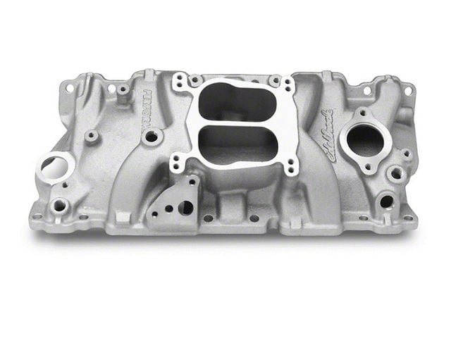 1949-1954 Chevy 37061 Performer Small Block Chevy EGR Intake Manifold for 1987-95 Cast Iron Heads