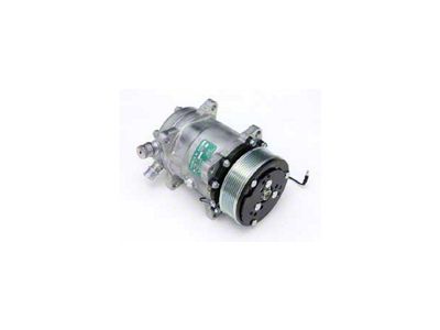 1949-1954 Chevy Air Conditioning Compressor, With Serpentine, Drive, Unpolished, Vintage Air 04808-VMA