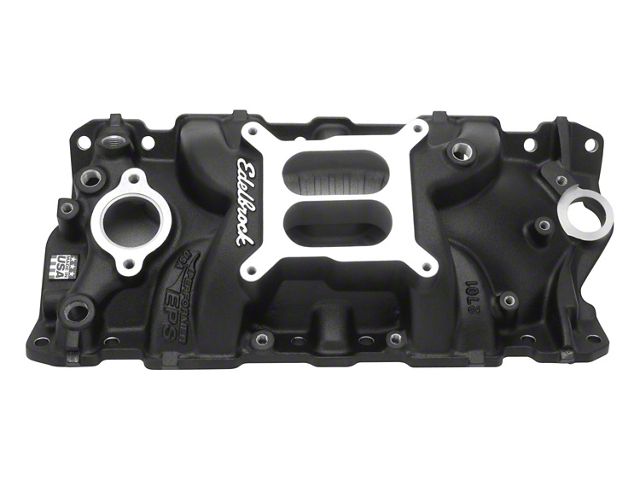 1949-1954 Chevy 27013 Performer EPS Black Intake Manifold for Small Block Chevy