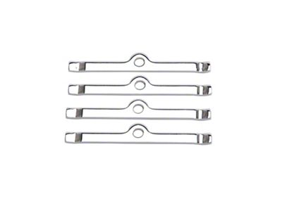 1949-1954 Chevy 4404 Chrome Valve Cover Hold-Down Tabs Small Block Chevy 4-Pack