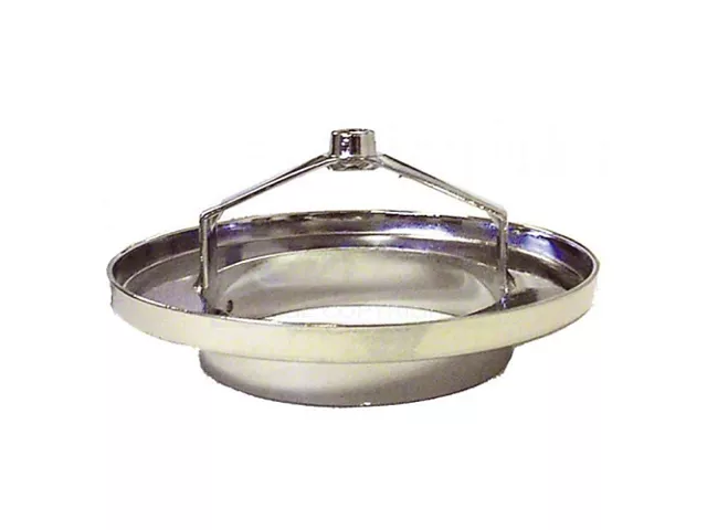 1949-1954 Chevy Air Cleaner Base For Two Barrel Carburetor, Chrome, 2 5/8