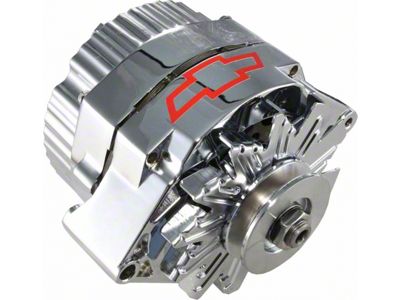 Chrome Alternator,w/Bowtie,60 Amp 1-Wire,55-72