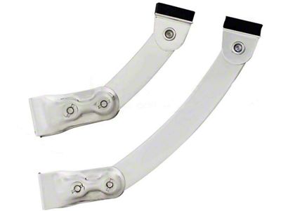 Exterior Windshield Visor Brackets For Fulton Style Visor (1949-1952 Fleetline; 1949-1952 Styleline Deluxe)