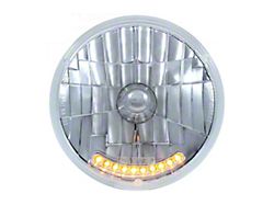 Chevy Halogen Headlight With Integrated LED Auxiliary Light (1949-1952 Fleetline; 1949-1952 Styleline Deluxe)