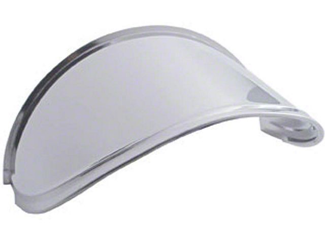 Headlight Visor,Stainless Steel,Extended,49-54