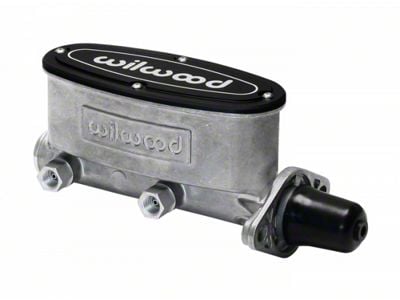 1949-1954 Chevy Wilwood Aluminum Tandem Master Cylinder, 1.0 Bore