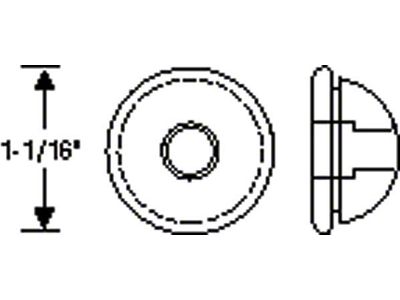 1949-1954 Chevy Wiring Grommet, 3/4