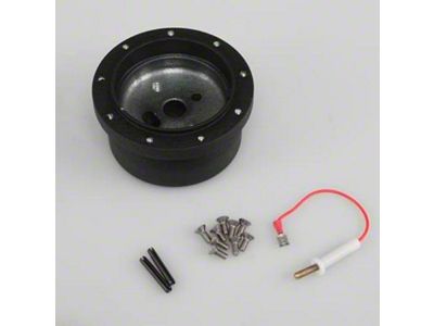 1949-1966 Chevy-GMC Truck Lecarra Nine Bolt Steering Wheel Adapter Billet Aluminum-Black