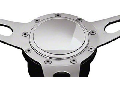 1949-1994 Chevy-GMC Truck Lecarra Steering Wheel Horn Cap, Polished Billet Aluminum