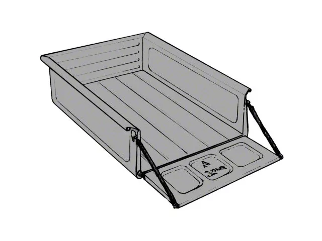 1950-52 Ford F1 Truck Flareside Pickup Bed Assembly - Fully Assembled - 6-1/2 Foot Short Bed